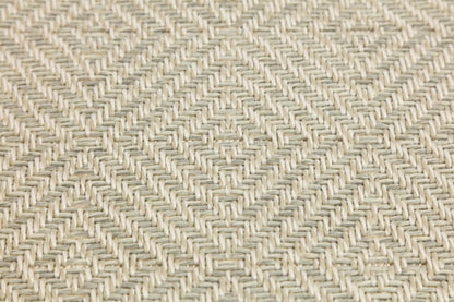 Modern Cream Flatweave Rug: Gray Border Diamond Pattern Area Rug