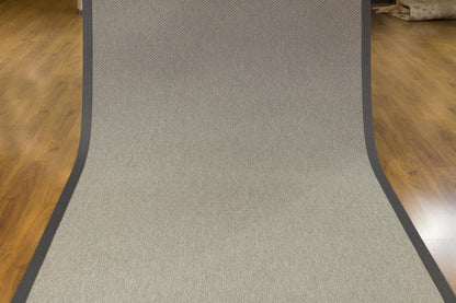 Modern Light Beige Area Rug: Cream Border, Herringbone Flatweave outdoor carpet