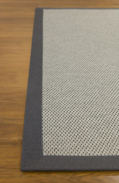 Modern Light Beige Area Rug: Cream Border, Herringbone Flatweave outdoor carpet