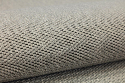 Modern Light Beige Area Rug: Cream Border, Herringbone Flatweave outdoor carpet