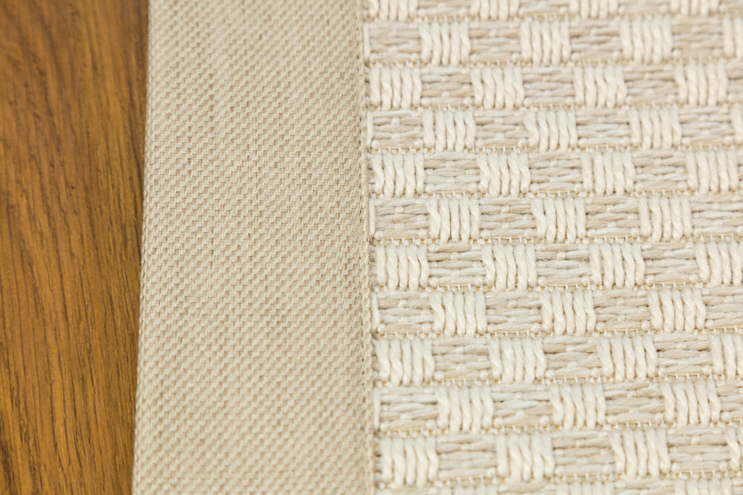 Modern Cream Flatweave Runner Rug: Minimalist hallway carpet