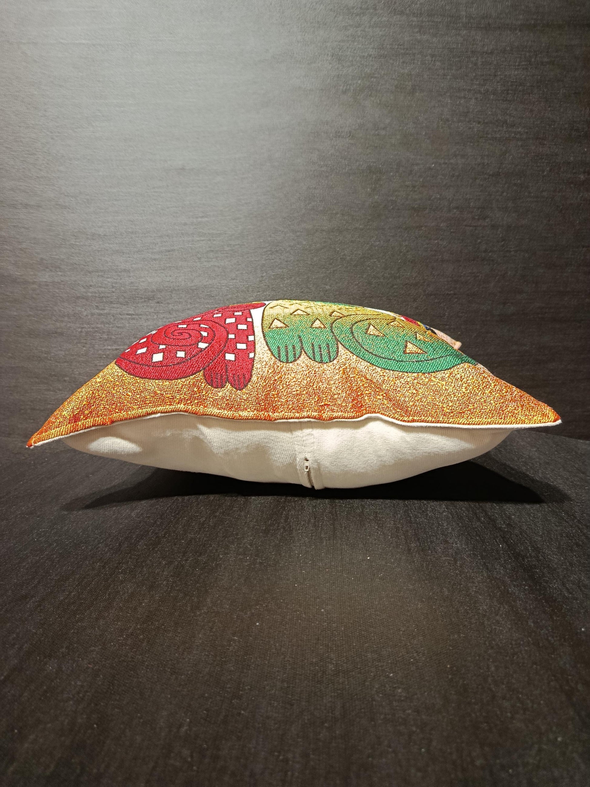 Butterfly & Cat Tapestry Cushion Cover: Whimsical Abstract Pillow