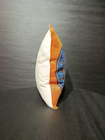 Evil Eye Tapestry Pillow Cover: Turkish Nazar Cushion, 40x40cm