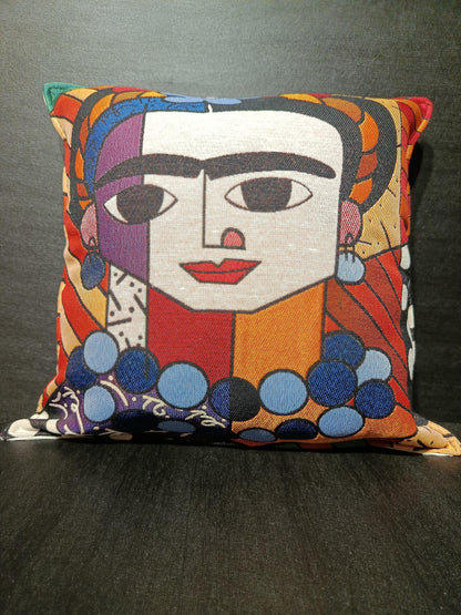 Frida Kahlo Tapestry Pillow Cover: Abstract Feminist Art Decor