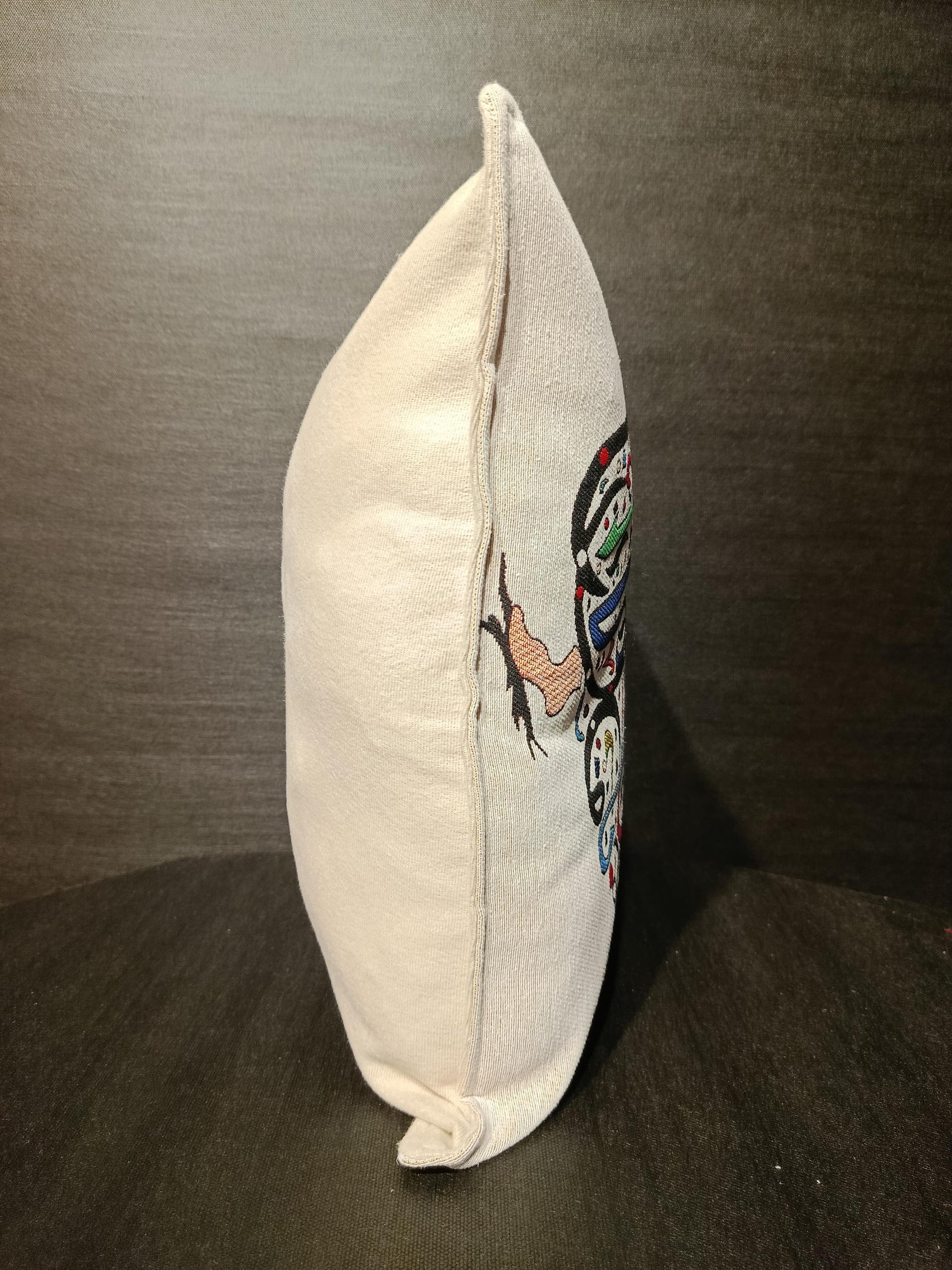 Whirling Dervish Calligraphy Cushion Cover: Sufi Islamic Art Tapestry Pillow
