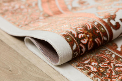 Floral Turkish Prayer Rug: Elegant Mihrab Design - Made in Türkiye
