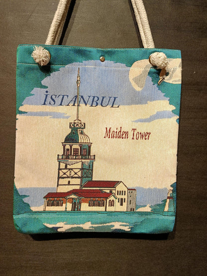 Maiden Tower Tote Bag: Organic Cotton Shoulder Bag