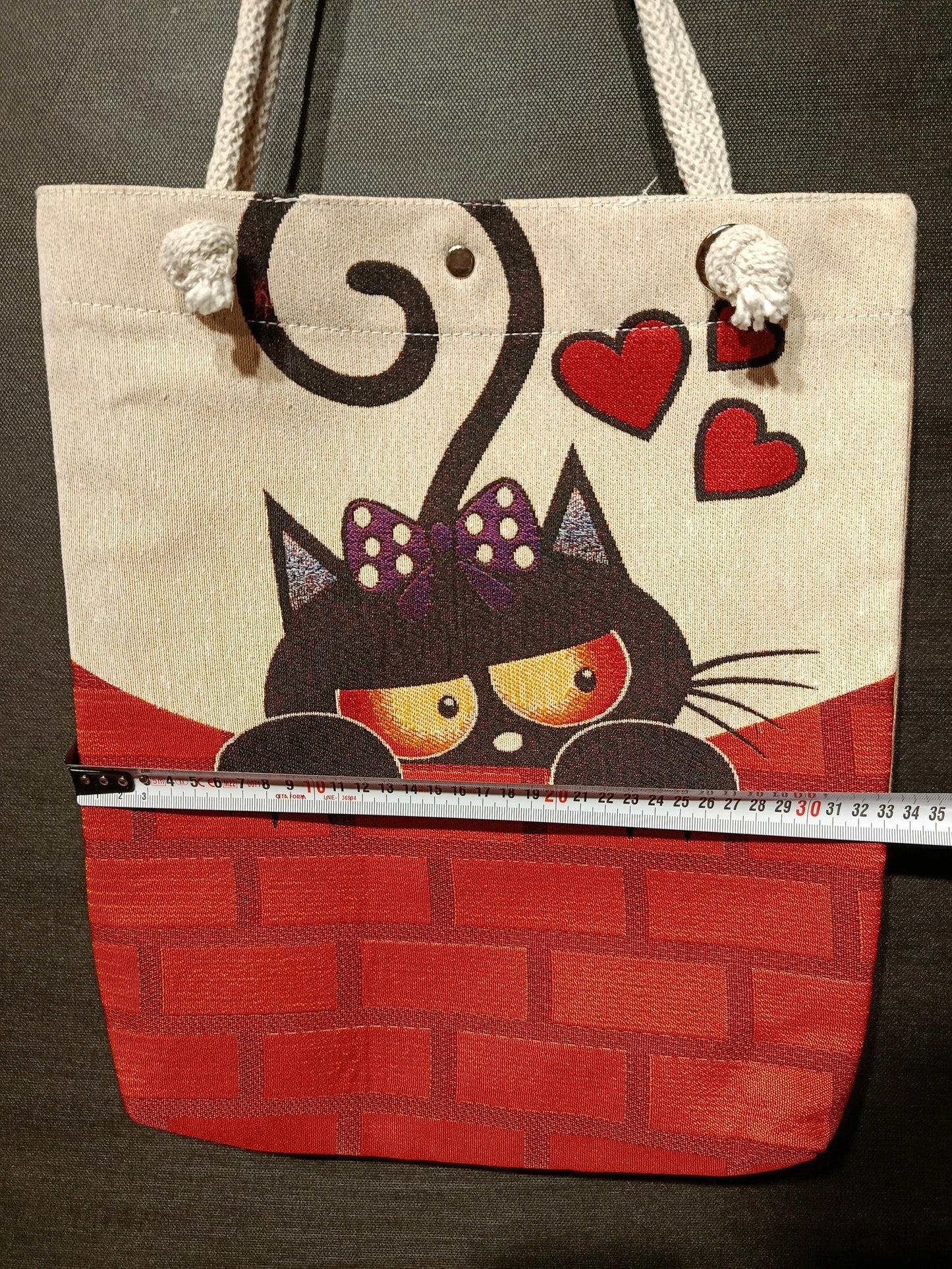 Cats in Istanbul Shoulder Bag: Handmade Organic Cotton Blend