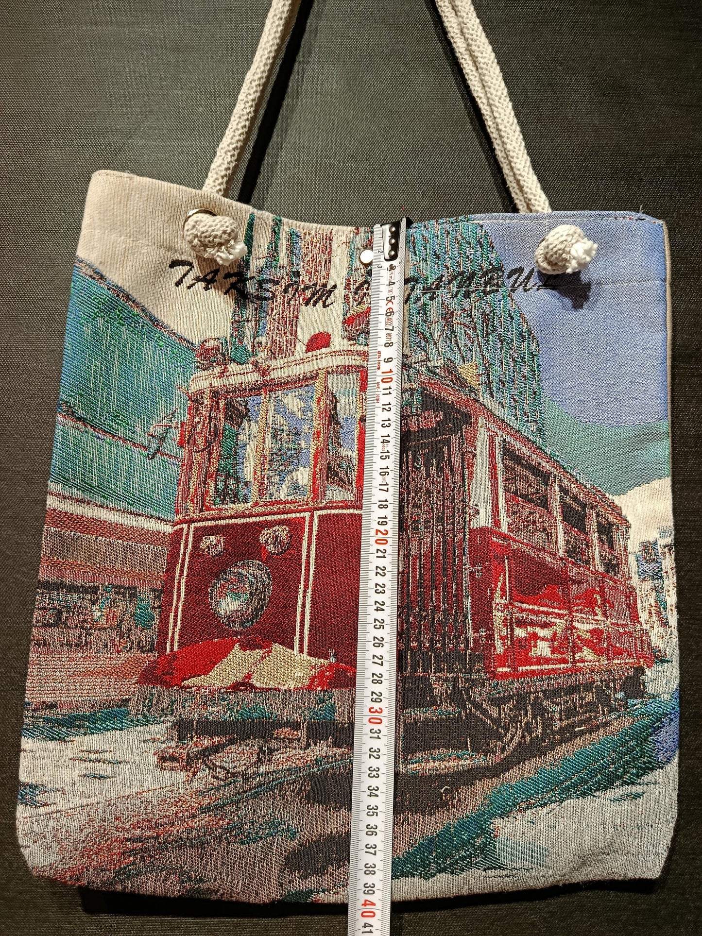Istanbul Tote Bag: Organic Cotton Shoulder Bag