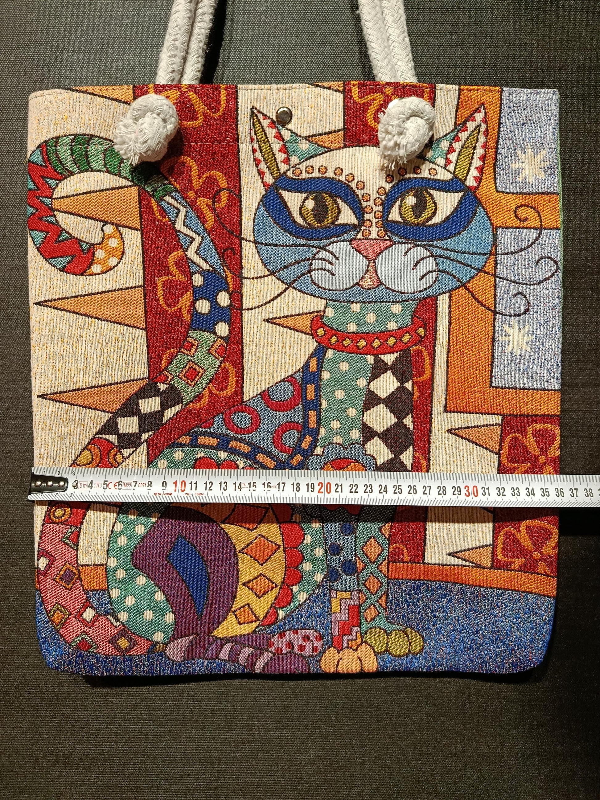 Cats of Istanbul Tote Bag: Colorful Shoulder Bag
