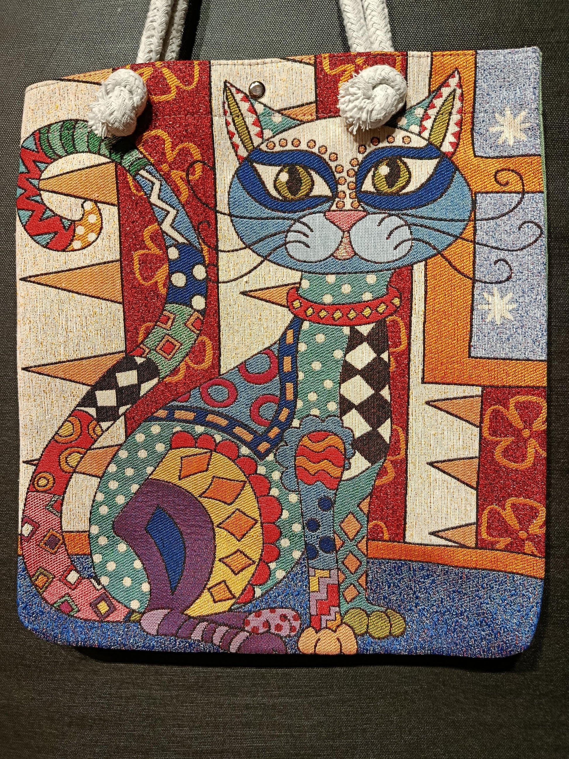 Cats of Istanbul Tote Bag: Colorful Shoulder Bag