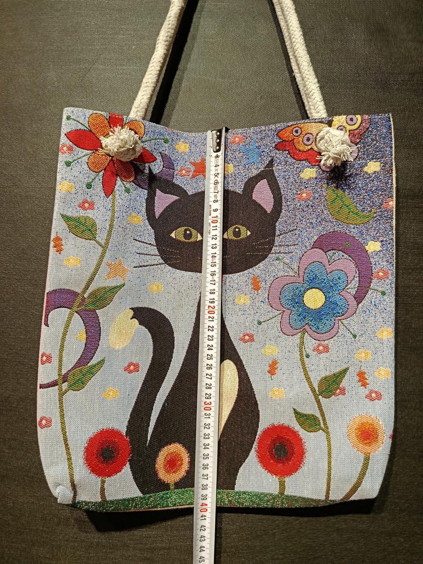 Cats in Istanbul Tote Bag: Handmade Shoulder Bag