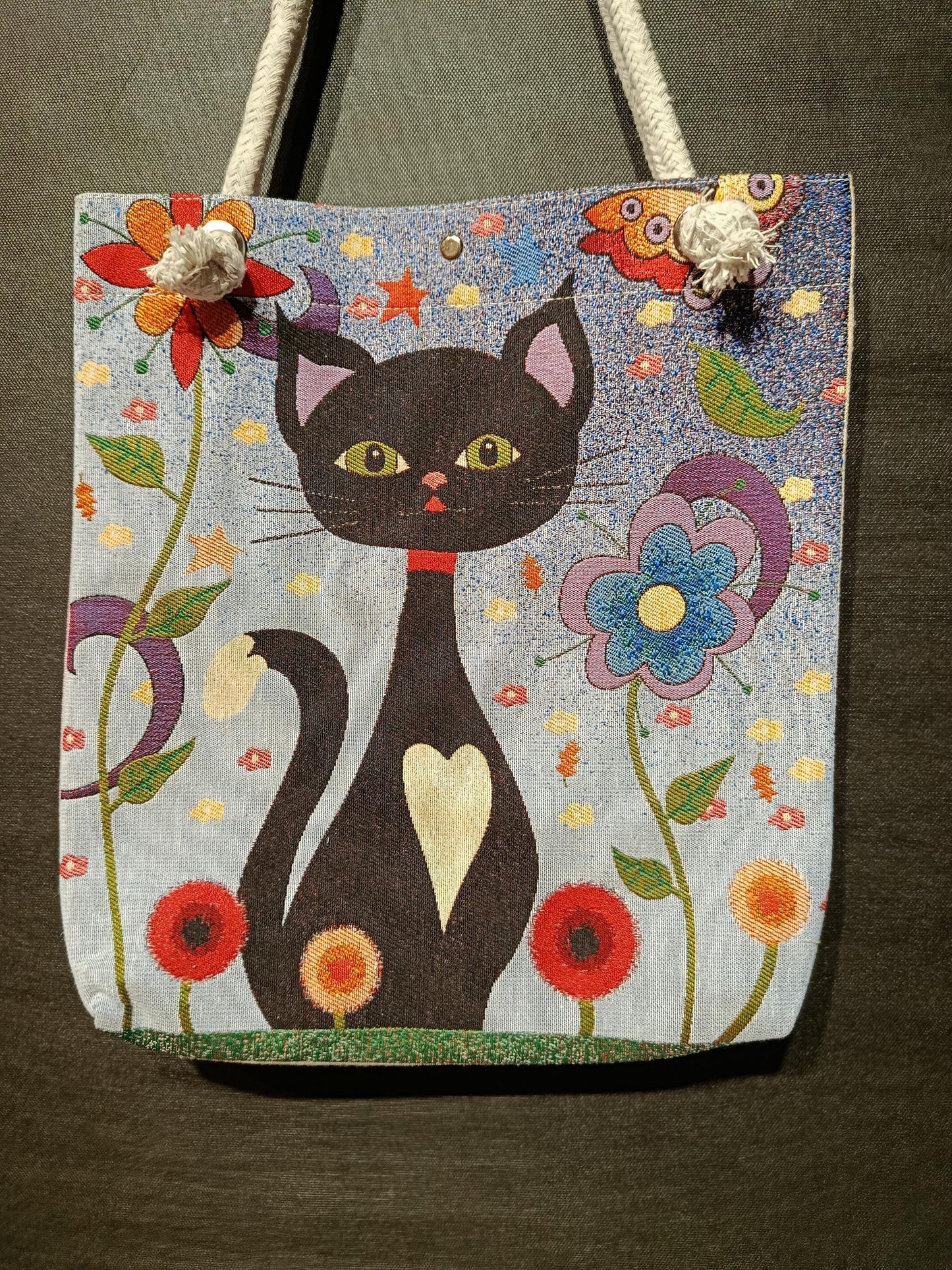 Cats in Istanbul Tote Bag: Handmade Shoulder Bag
