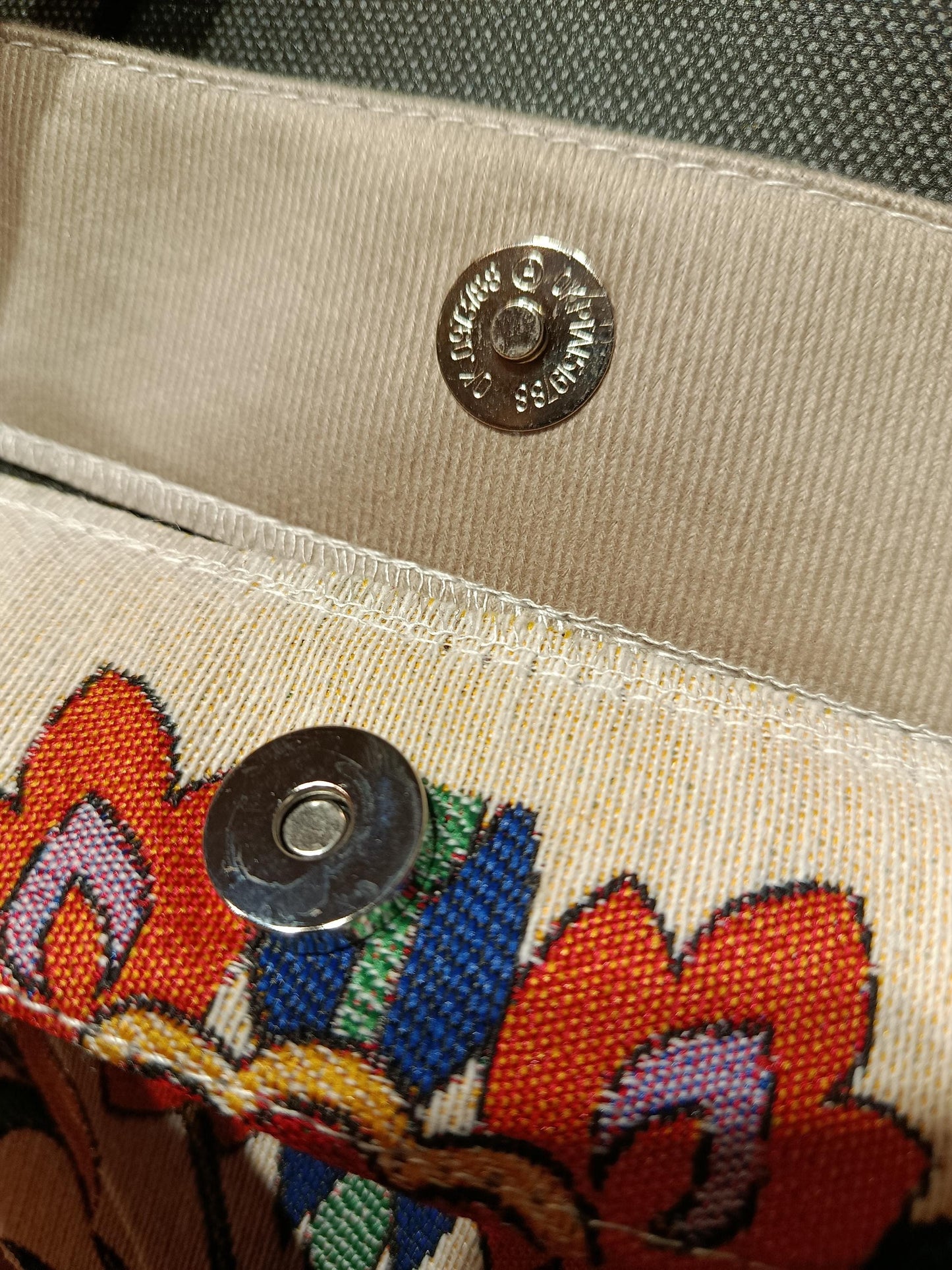 Handmade Floral Tote Bag: Cotton Blend Shoulder Bag