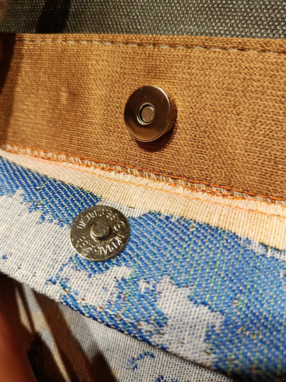 Istanbul Shoulder Bag: Organic Cotton Blend Tote
