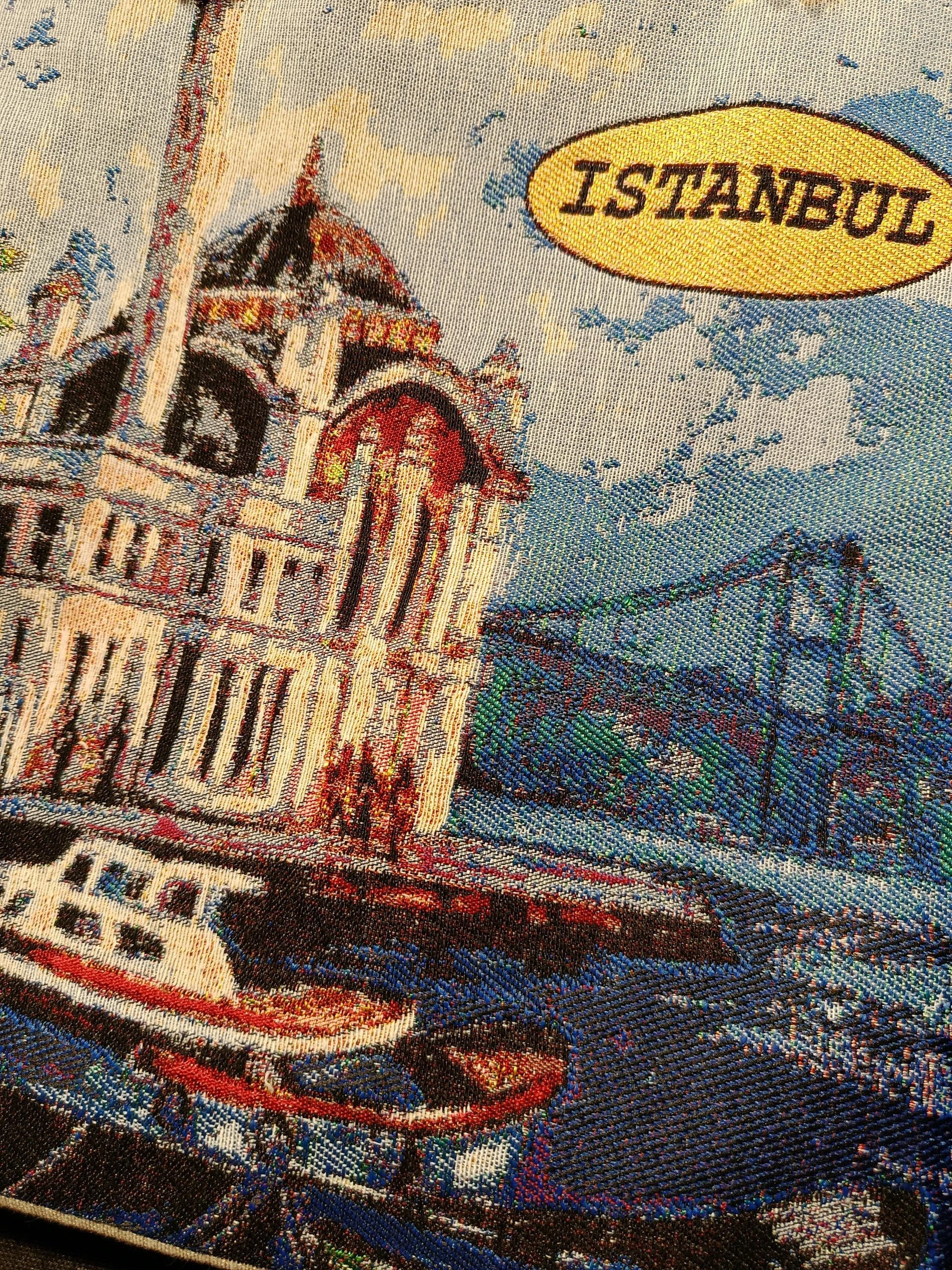 Istanbul Shoulder Bag: Organic Cotton Blend Tote