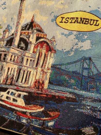 Istanbul Shoulder Bag: Organic Cotton Blend Tote