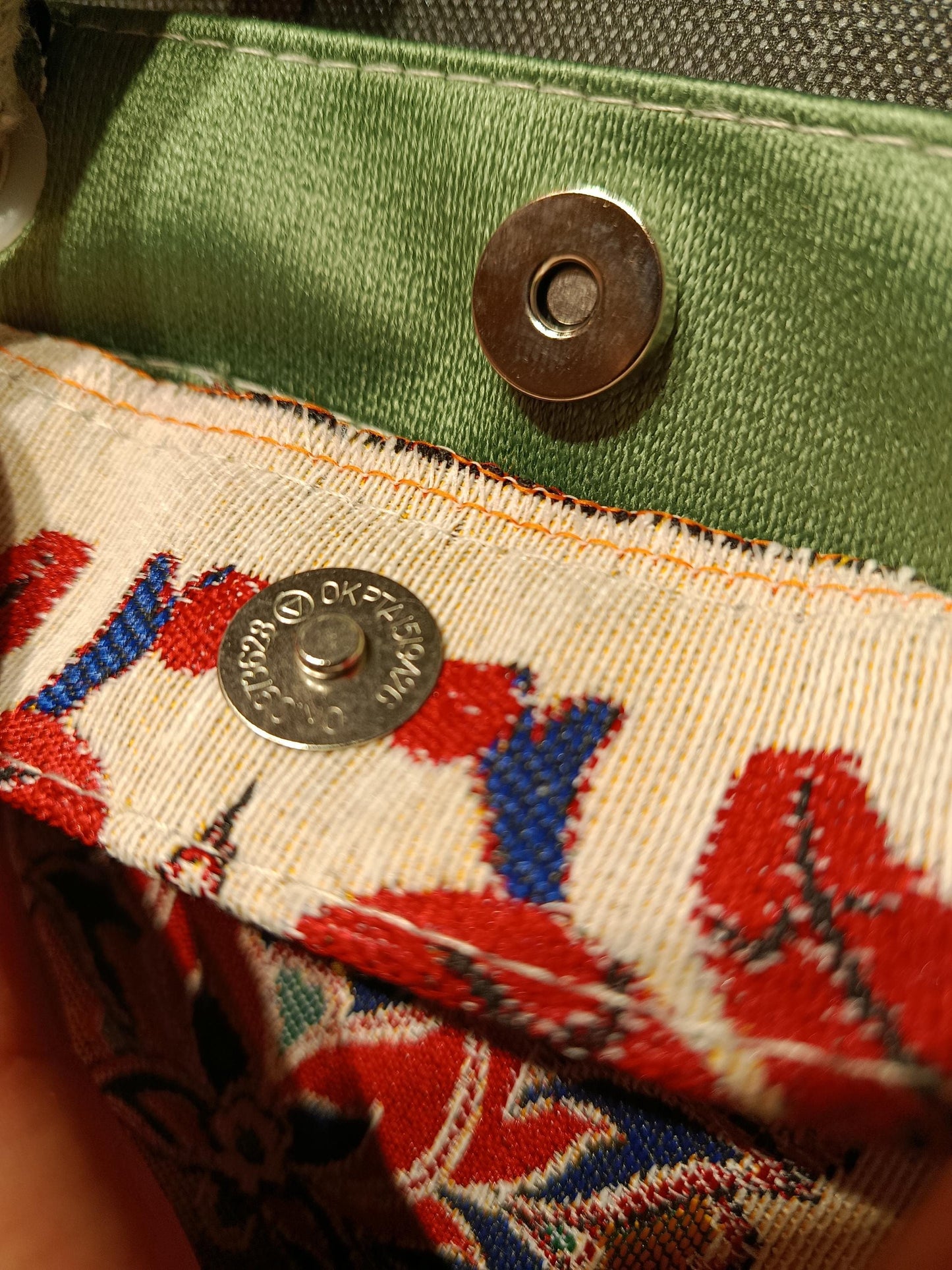 Handmade Floral Tote Bag: Organic Cotton Shoulder Bag