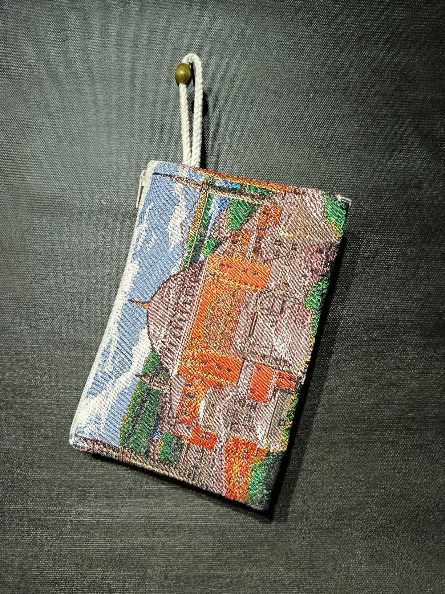 Woven Cotton Purse: Handmade Tapestry Bag (15cmx20cm)