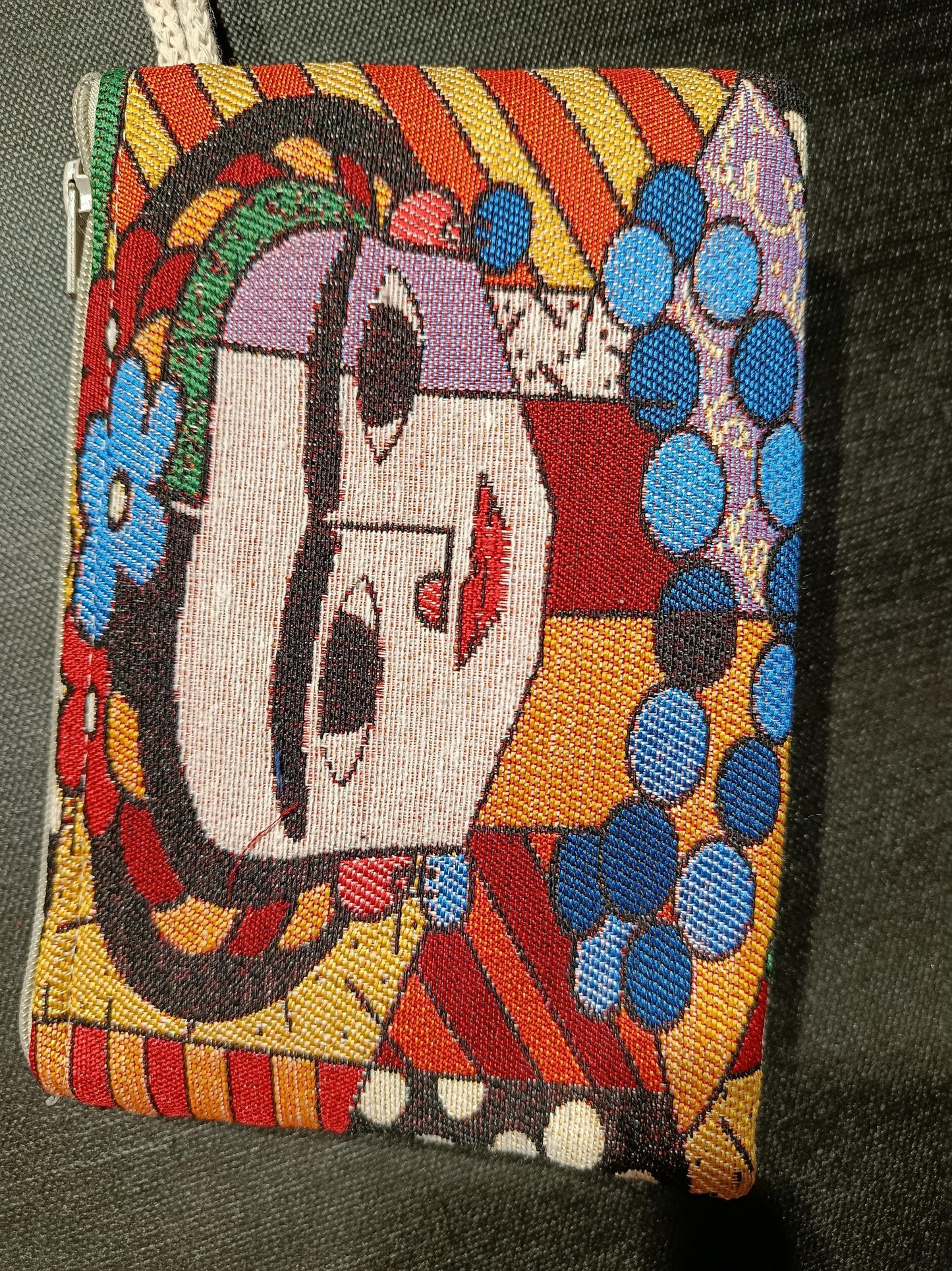 Handmade Frida Kahlo Purse: Cotton Blend Small Bag (15cmx20cm)