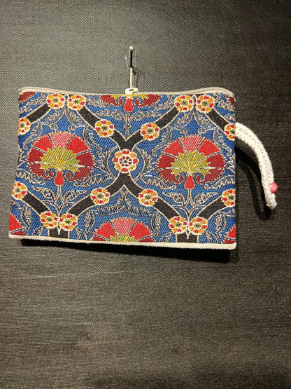 Handmade Floral Purse: Organic Cotton Blend, Daily Use Bag (15cmx20cm)
