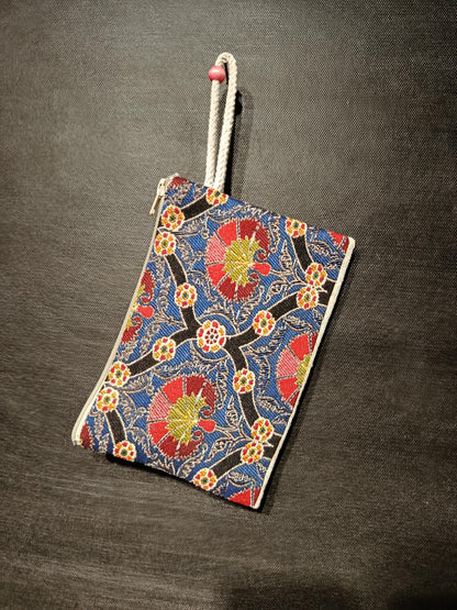 Handmade Floral Purse: Organic Cotton Blend, Daily Use Bag (15cmx20cm)