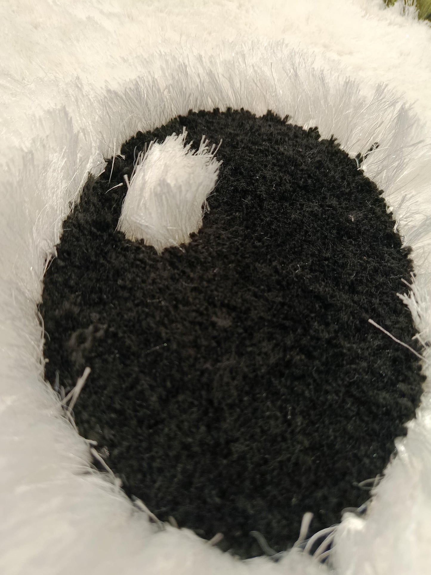 Handmade Tufted Panda Rug: Fluffy Kids Room Decor