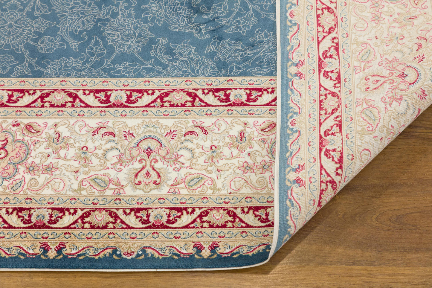 7x10 ft, Fine Turkish Silk Rug with Handmade Silk Fringes