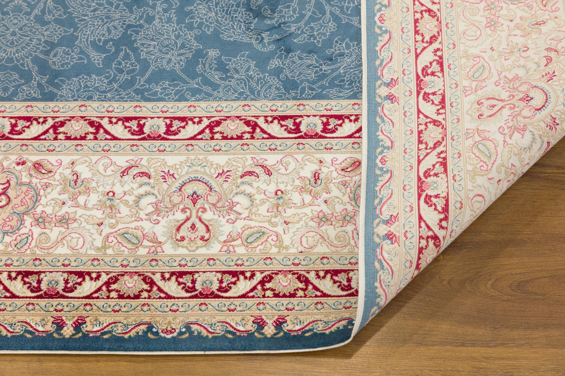 7x10 ft, Fine Turkish Silk Rug with Handmade Silk Fringes
