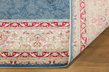 7x10 ft, Fine Turkish Silk Rug with Handmade Silk Fringes