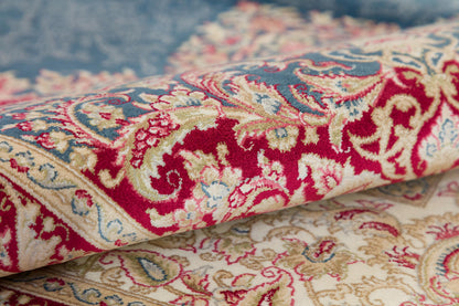 7x10 ft, Fine Turkish Silk Rug with Handmade Silk Fringes