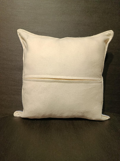 Gobelin Cat Pillow Cover: Whimsical Fish Design, Handmade in Türkiye