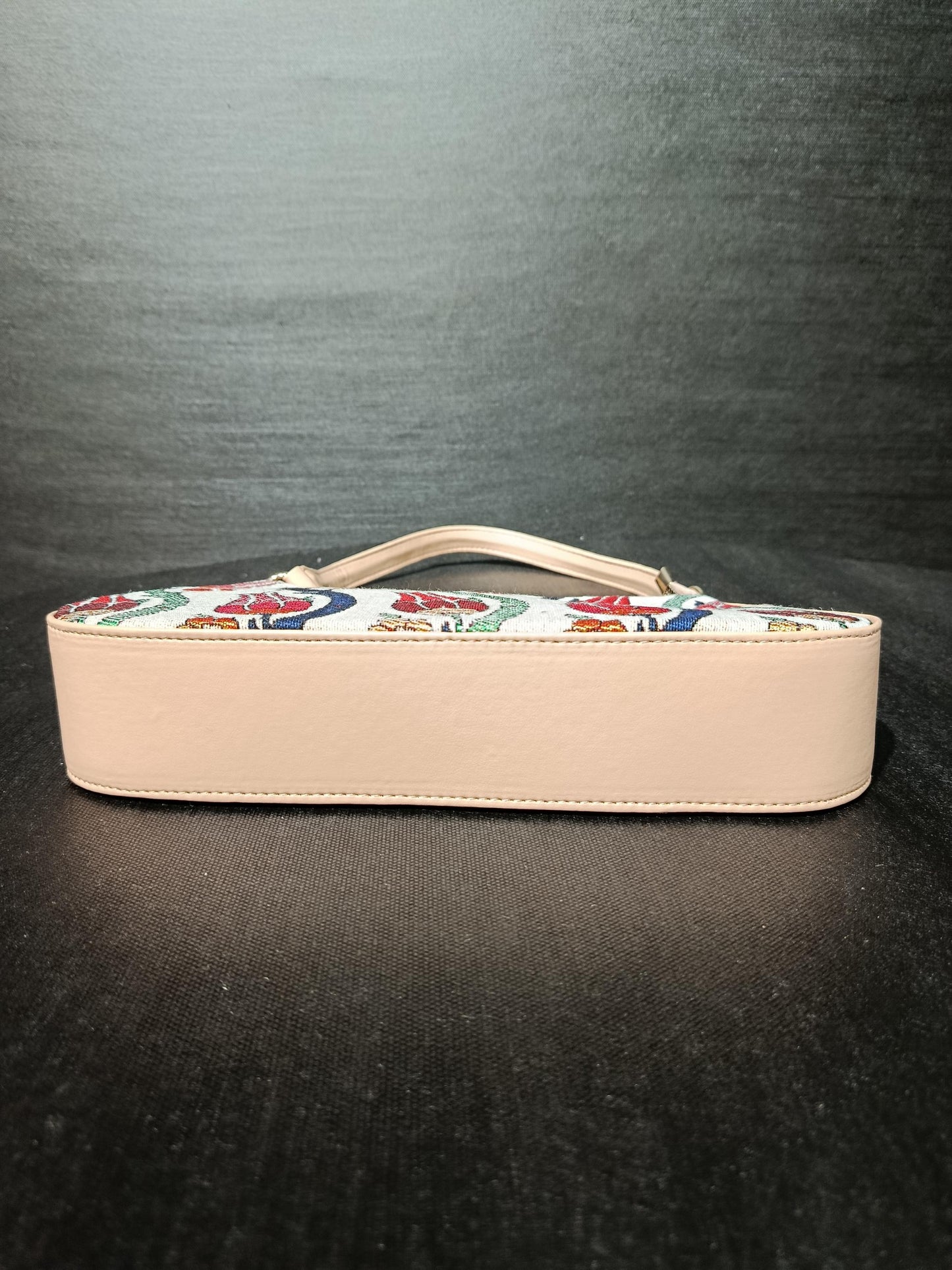 Ottoman Tulip Tapestry Shoulder Bag: Turkish Floral Crossbody Purse