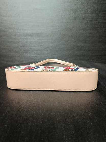 Ottoman Tulip Tapestry Shoulder Bag: Turkish Floral Crossbody Purse