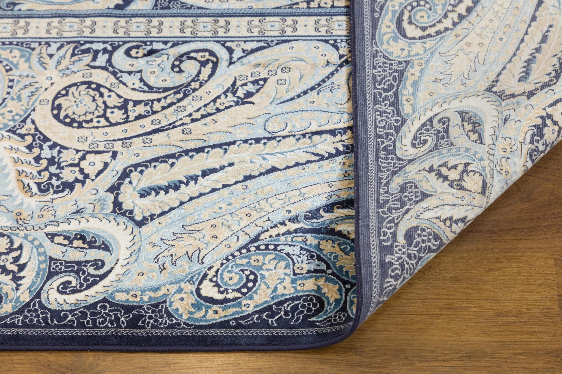 8x11 ft, Fine Blue Persian Bamboo Silk Rug, Distressed Oriental Medallion Carpet