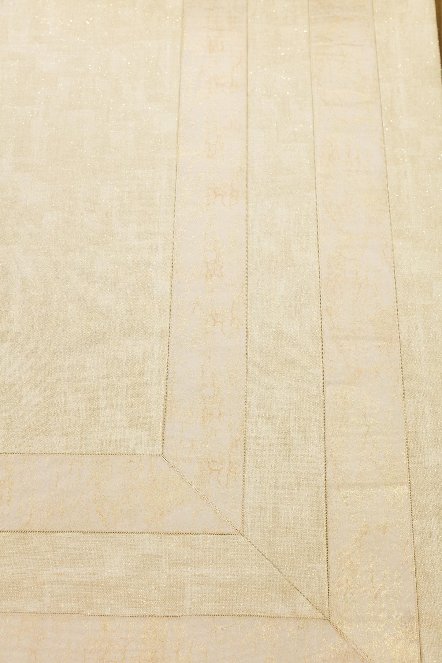 Beige Faux Leather Rug 5x7ft: Modern Minimalist Turkish Area Rug