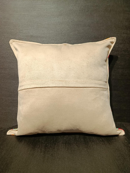 40x40 cm Turkish Gobelin Pillow Cover – Traditional Floral Medallion Cushion Case