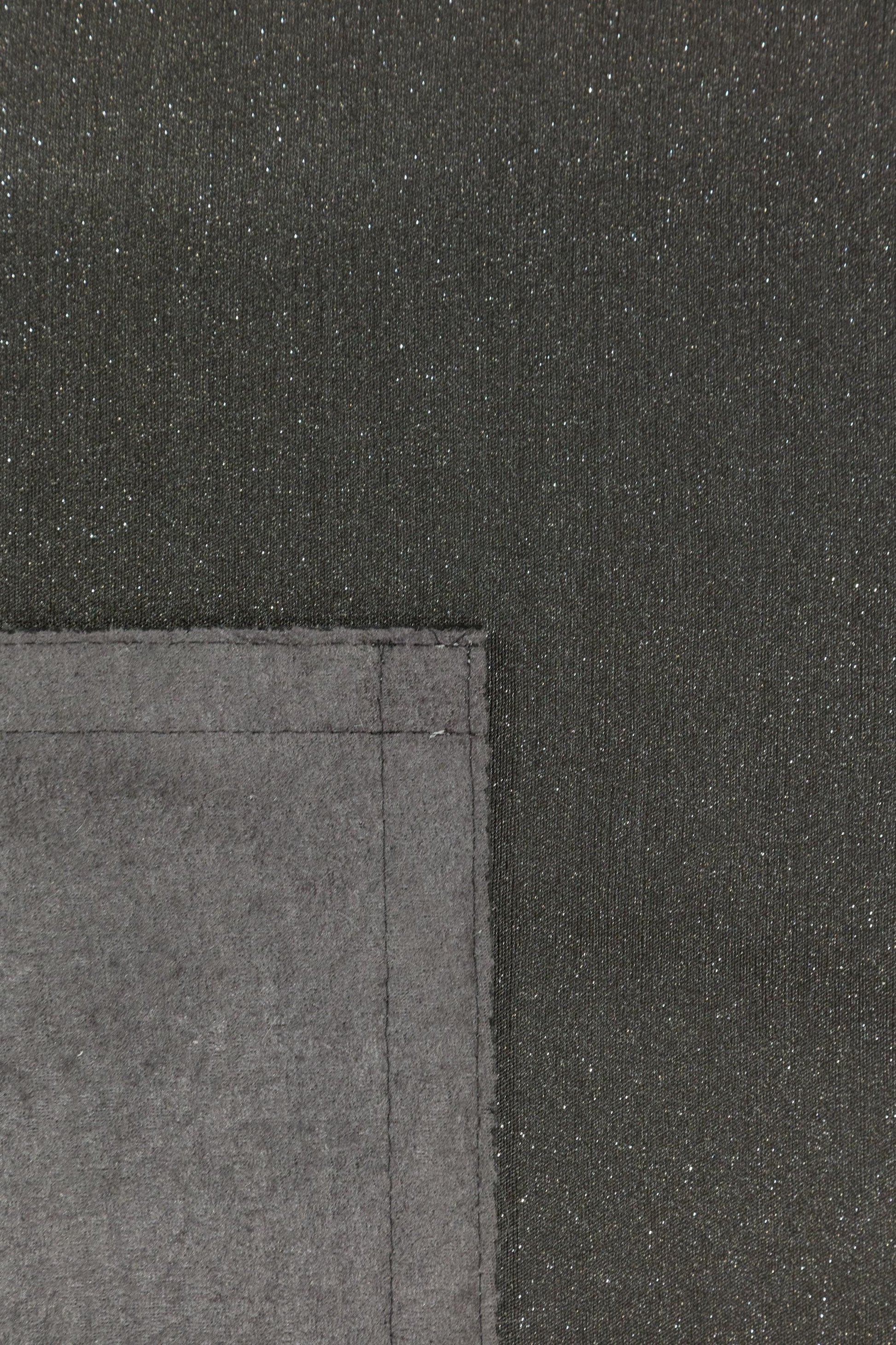 Black Faux Leather Rug: Laser Cut Silver Border, Modern Turkish Design (5x7 ft.)