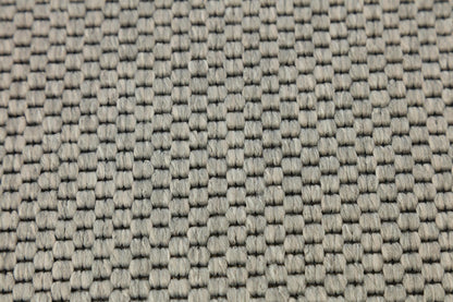 Modern Light Beige Area Rug: Cream Border, Herringbone Flatweave outdoor carpet