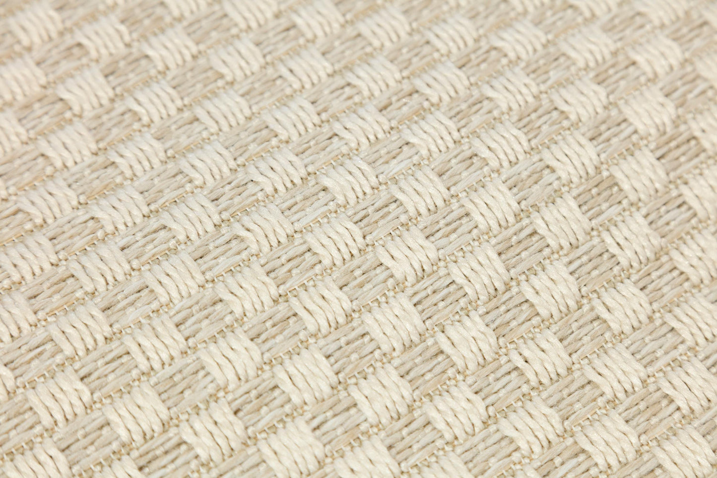Modern Cream Flatweave Runner Rug: Minimalist hallway carpet