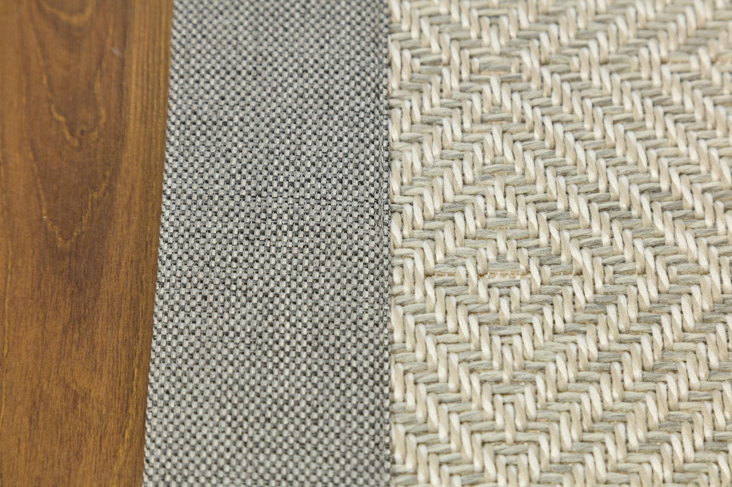 Modern Cream Flatweave Rug: Diamond Pattern Runner with Gray Border