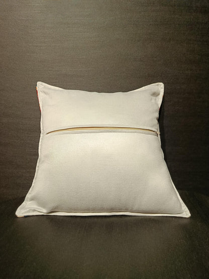 Paisley Gobelin Cushion Cover: Jacquard Floral Tapestry Pillow - 40x40 cm