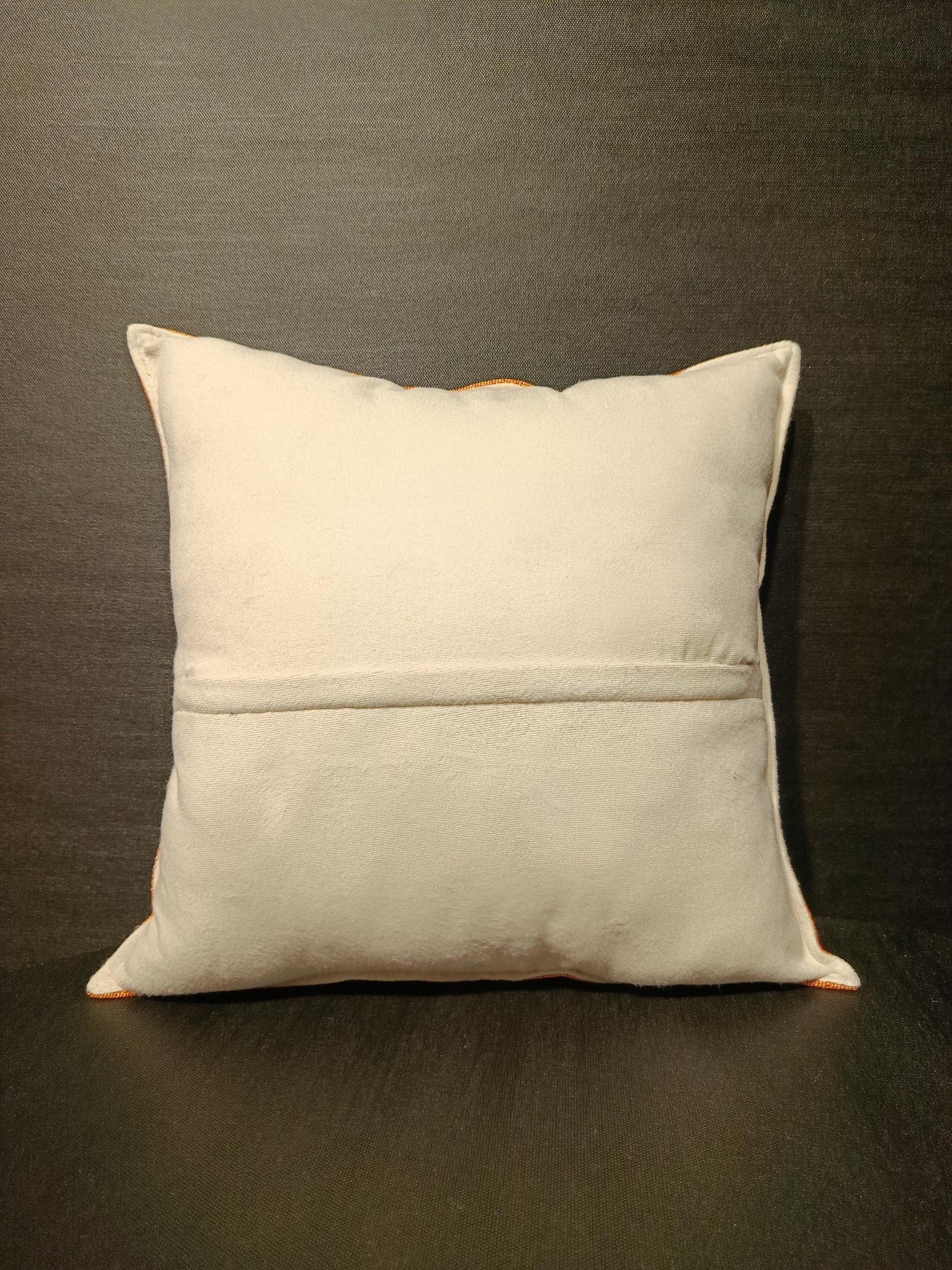Evil Eye Tapestry Pillow Cover: Turkish Nazar Cushion, 40x40cm