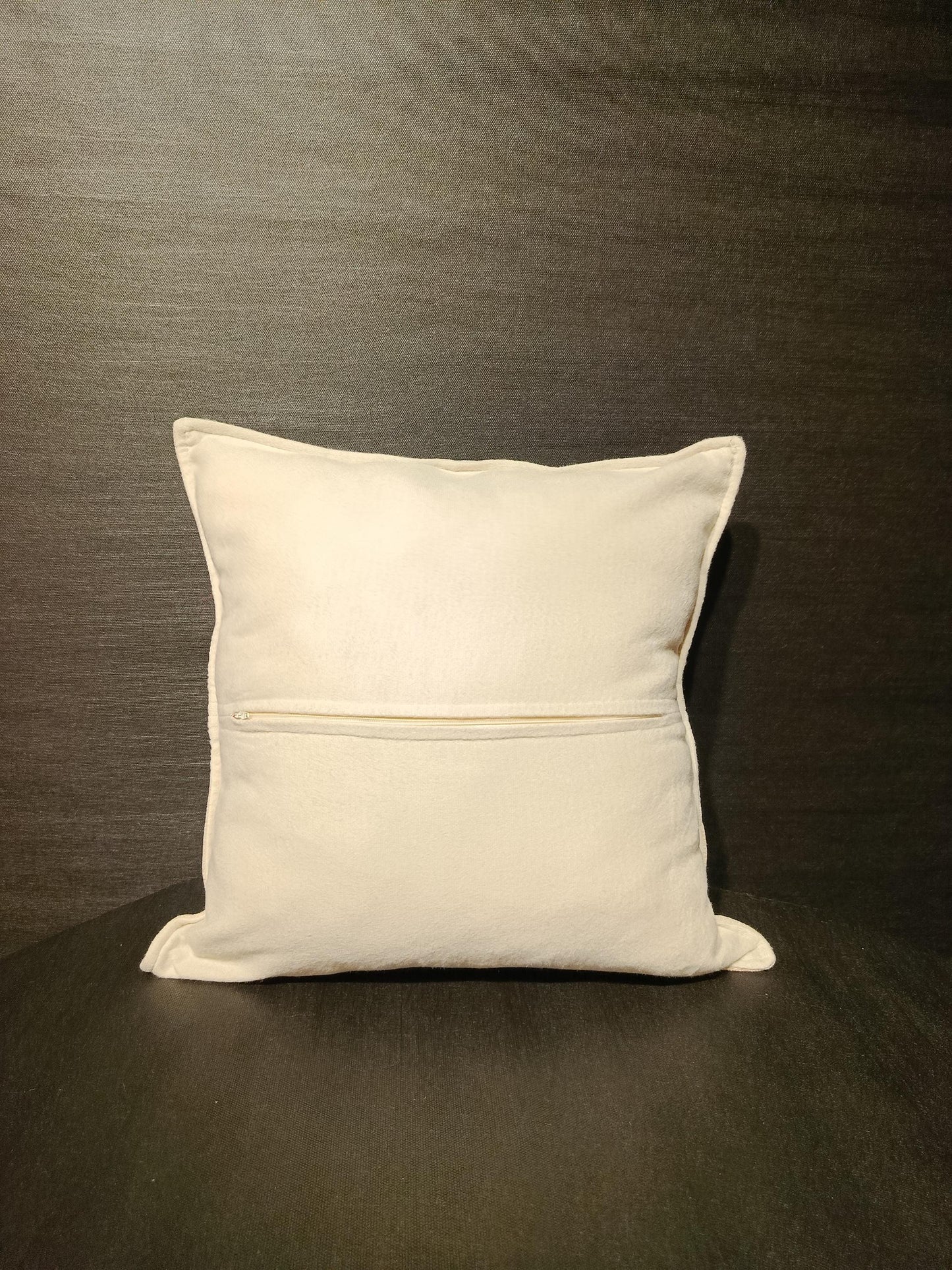Boho Evil Eye Pillow Cover: Gobelin Tapestry Cushion with Feathers