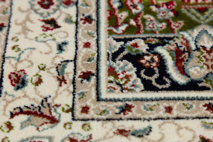Green Turkish Prayer Rug, Soft Islamic Seccade, Floral Arch Design