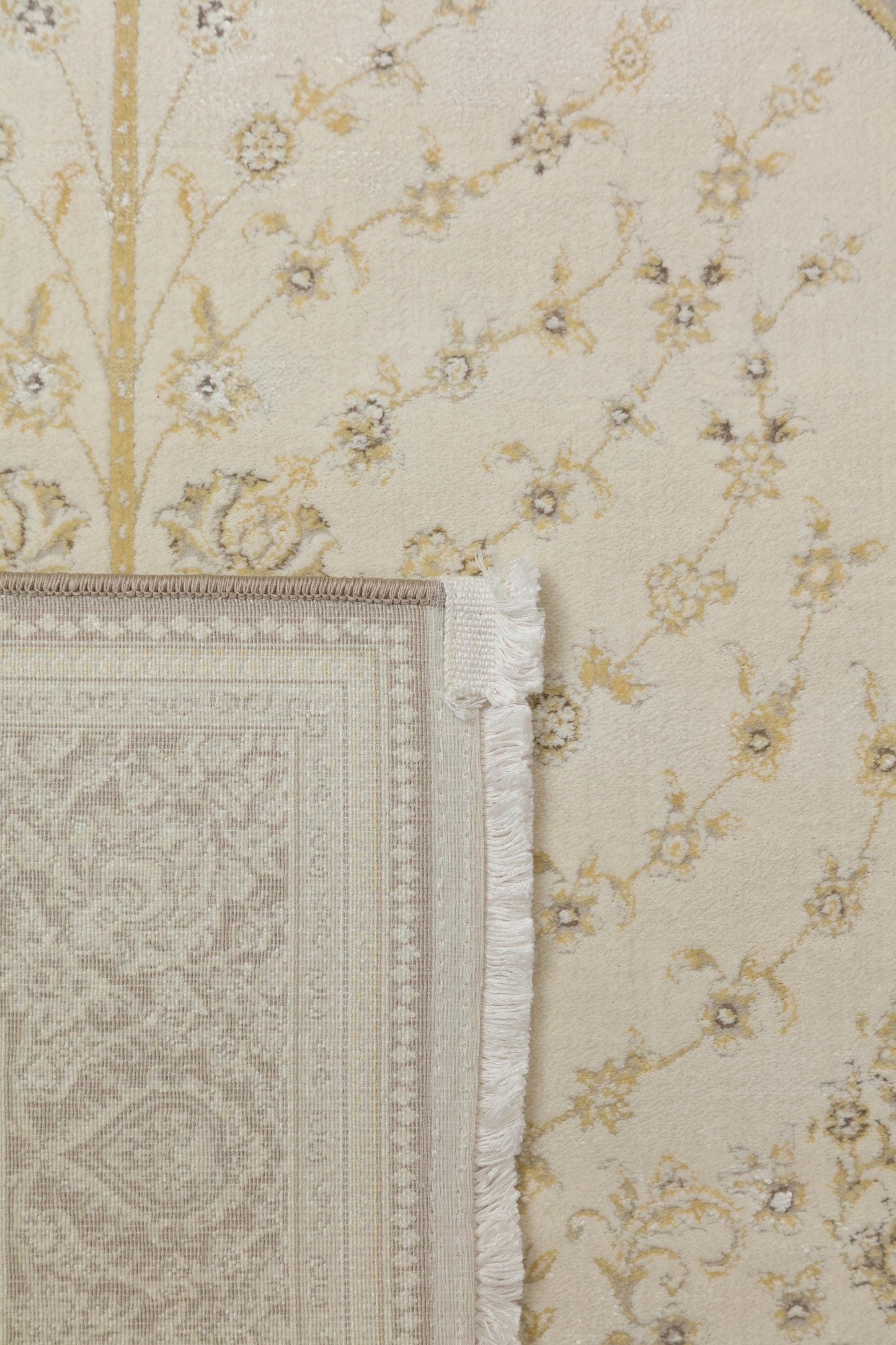 Light Sage Green Turkish Prayer Rug: Soft Islamic Seccade with Floral Design