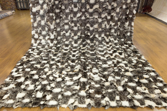 Faux Fur Leather Rug: Custom Designs, Nursery & Bedroom Decor