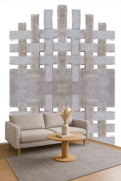 Hand Tufted Viscose Rug: Custom Designer Gray Rug