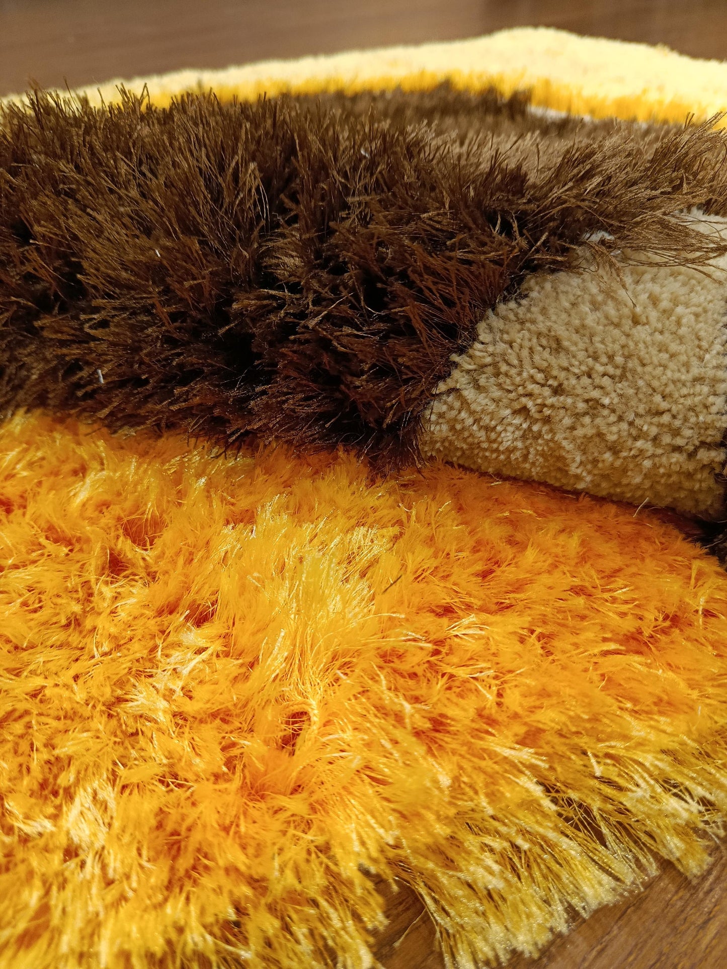 Handmade Tufted Dog Rug: Fluffy Puppy Face Carpet, Nursery Decor