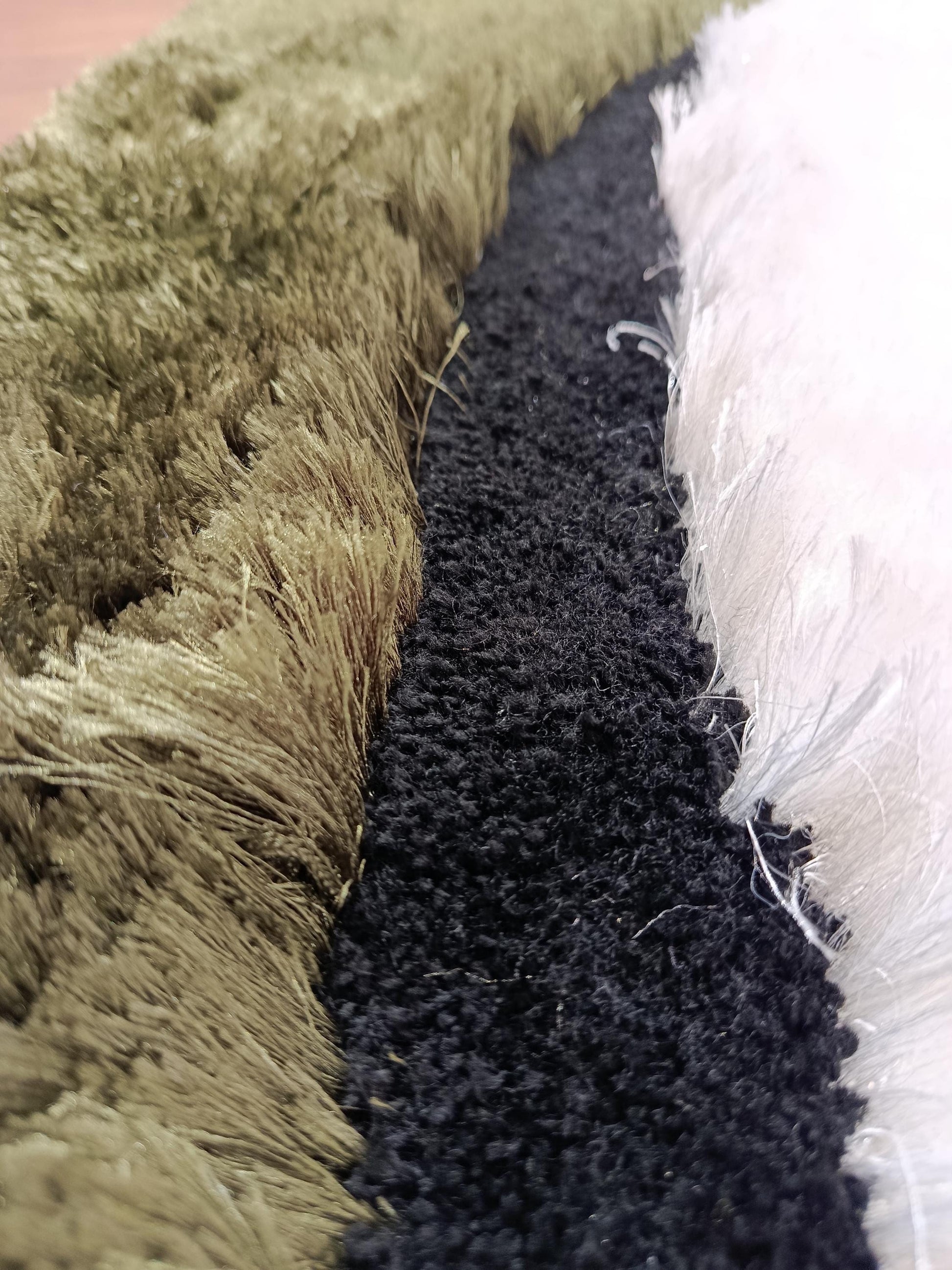 Handmade Tufted Panda Rug: Fluffy Kids Room Decor
